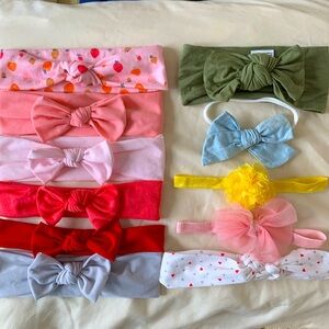 HUGE baby girl headbands bundle